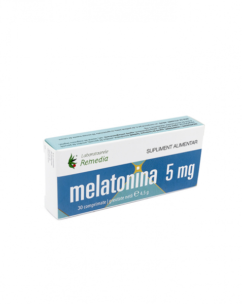 Melatonina 5mg, 30 comprimate, Remedia [1]