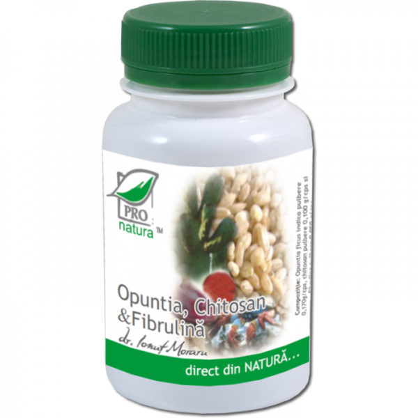 Opuntia & Chitosan & Fibrulina, 60 capsule, Medica [1]