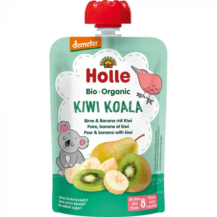 Piure bio de pere, banane si kiwi pentru copii, +8 luni [1]