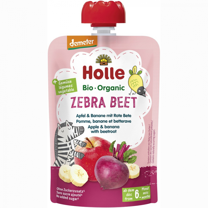 Piure de mere, banane si sfecla rosie, pentru copii, +6luni [1]
