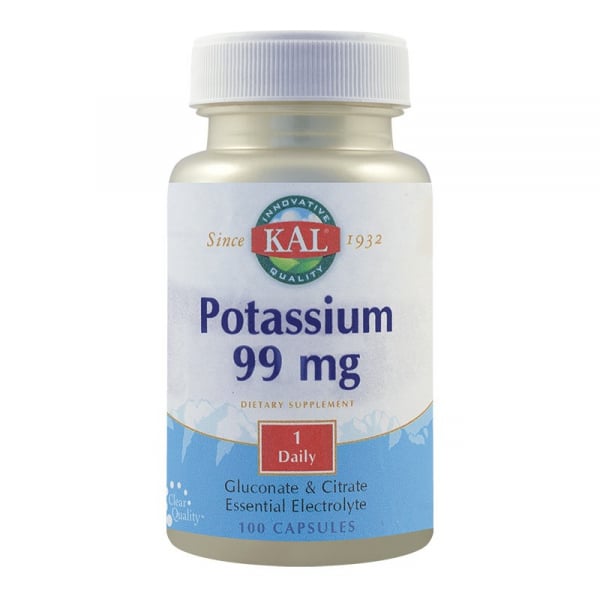 Potasiu 99 mg Kal, 100 capsule, Secom [2]