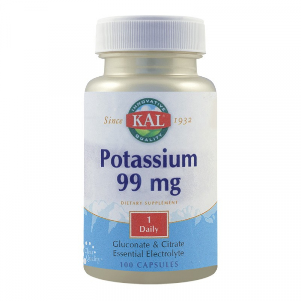 Potasiu 99 mg Kal, 100 capsule, Secom [1]