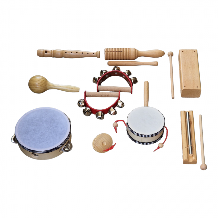 Set de 9 instrumente muzicale cu rucsac pentru copii [3]