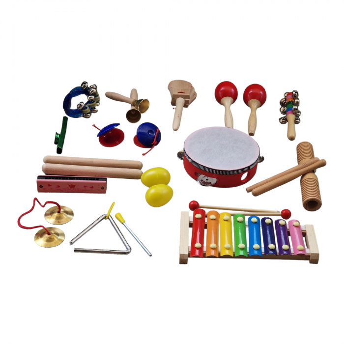 Set de 15 instrumente muzicale cu rucsac pentru copii [5]