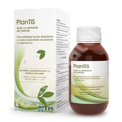 Sirop cu extracte din plante PlanTis, 150 ml, Tis Farmaceutic [1]