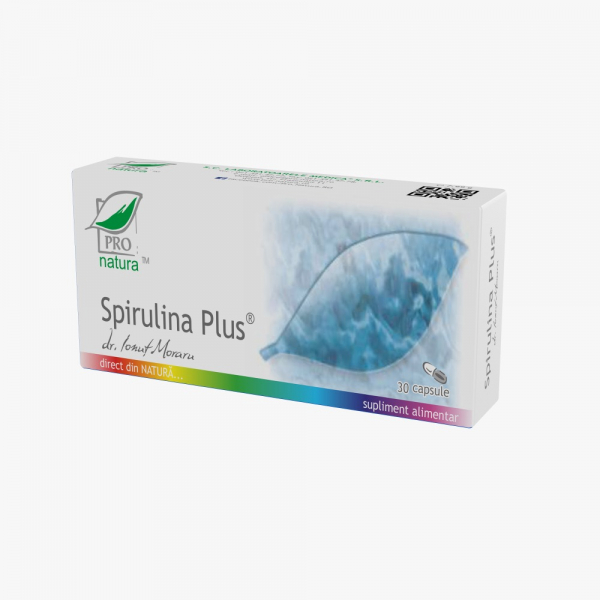 Spirulina Plus, 30 capsule, Medica [1]