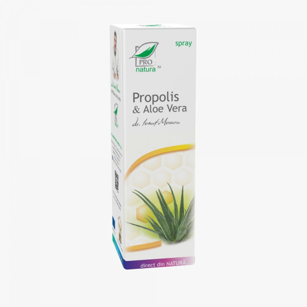 Spray cu propolis si aloe vera, 100 ml, Medica [1]