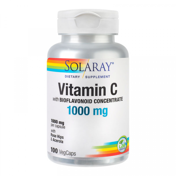 Vitamin C Solaray, 100 capsule [1]