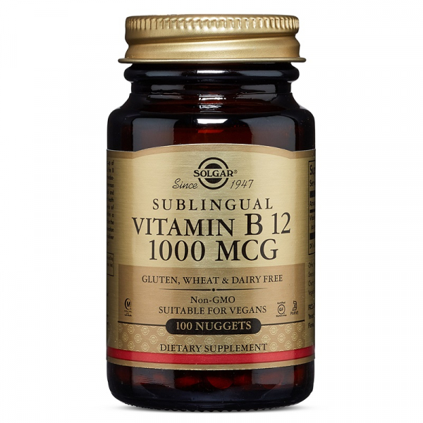 Vitamina B12 1000 μg, 100 tablete, Solgar [2]