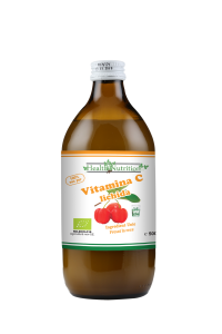 Rinichi si afecțiuni renale - Vitamina C lichida - Suc de acerola 100% Pur, Bio, 500 ml