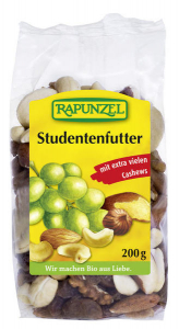 Nuci, seminte, boabe, tarate - Amestec studenţesc cu stafide bio