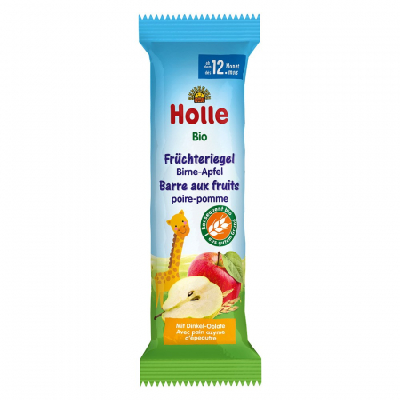 Biscuiti si gustari bio copii - Baton bio cu pere si mere pentru copii, +12 luni