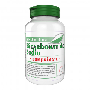 Sistemul digestiv si afectiuni digestive - Bicarbonat de sodiu, 60 comprimate, Medica