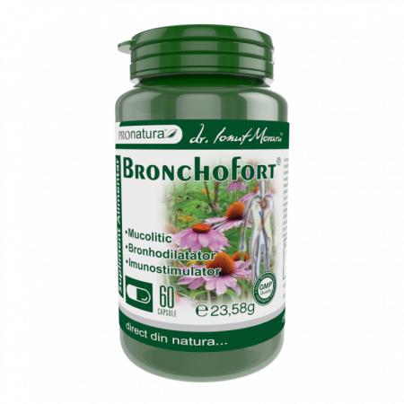 Sistemul respirator - BronchoFort, 60 capsule, Medica
