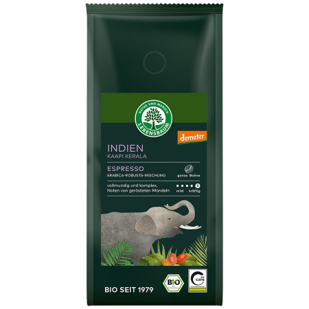 Ceai si cafea - Cafea bio India Kaapi Kerala Espresso boabe