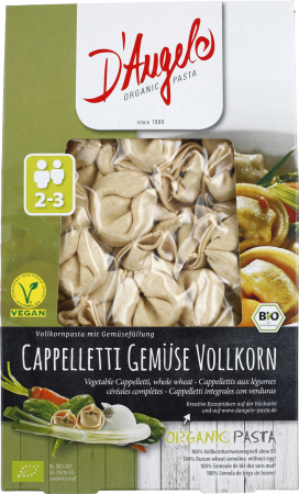Paste fainoase - Cappelletti din cereale integrale umplute cu legume