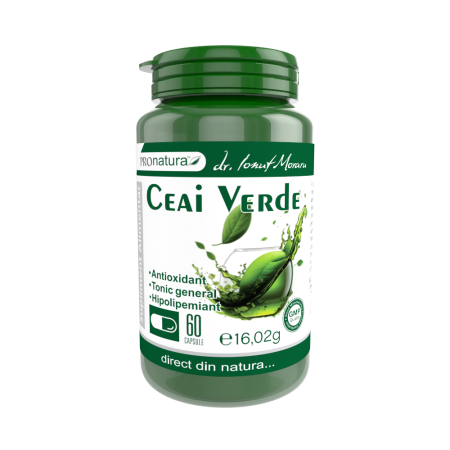 Slabit - Ceai verde, 60 capsule, Medica