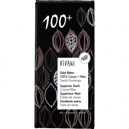 Alimente - Ciocolata amara 100% cacao vegana