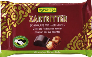 Ciocolata - Ciocolata bio amăruie Cristalino 60% cacao si alune intregi HIH