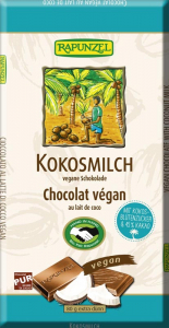 Produse de post - Ciocolata bio cu lapte de cocos vegana