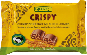 Ciocolata bio - Ciocolata bio cu lapte integral crocantă HIH