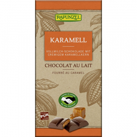Alimente - Ciocolata cu lapte si crema de caramel