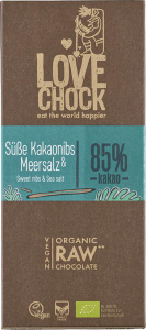 Produse de post - Ciocolata RAW Vegana cu sare de mare