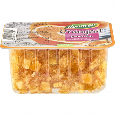 Ingrediente bio pentru copt - Coaja de portocala confiata