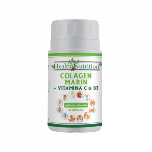 Reduceri - Colagen marin Forte +Vitamina B3 +Vitamina C 60 capsule, Health Nutrition