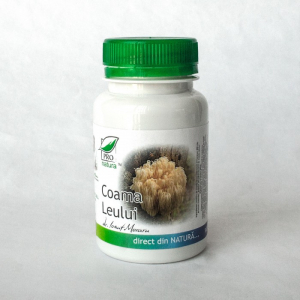 Suplimente alimentare - Coama Leului, 60 capsule, Medica