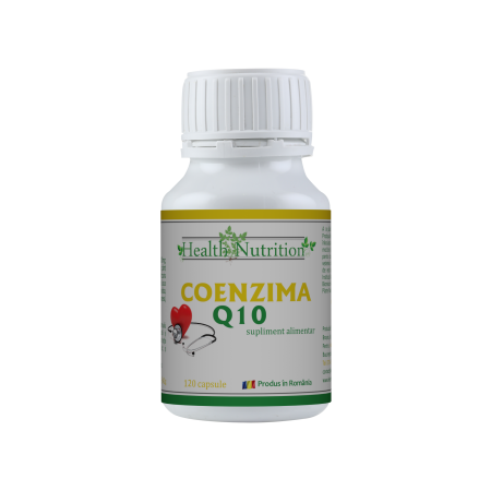 Antioxidanti - Coenzima Q10 100% naturala, 120 capsule, Health Nutrition