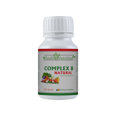Remedii - Complex B natural 120 capsule, Health Nutrition