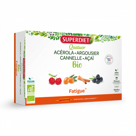 Imunitate - Complex tonic Bio - Acerola, catina, scortisoara si acai 20 fiole x 15 ml