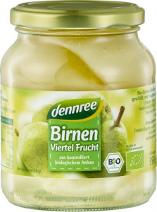 Gemuri, produse conservate - Compot bio din pere Williams