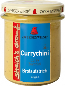 Produse de post - Crema bio tartinabila vegetala Currychini cu curry si zucchini