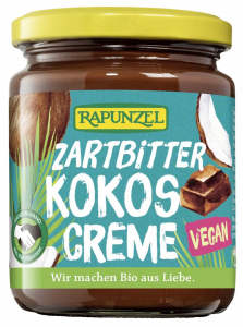 Deserturi - Crema de ciocolata amaruie cu cocos bio