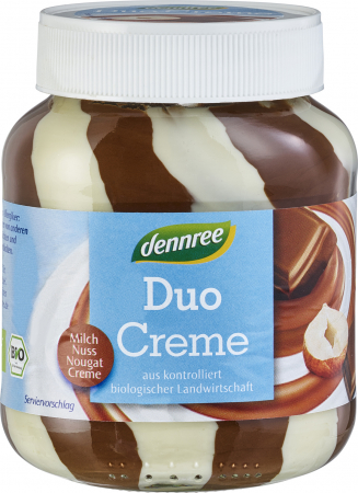 Creme bio din nuci si alune - Crema de ciocolata bio cu alune si lapte
