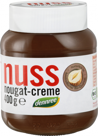 Creme bio din nuci si alune - Crema de ciocolata cu alune Nuss-Nougat
