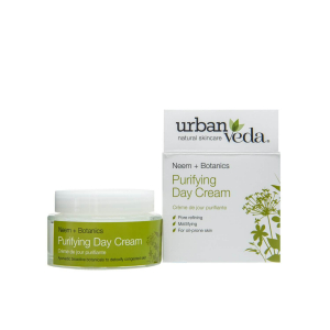Ten gras - Crema de zi matifianta cu extract de neem organic - ten gras, Purifying - Urban Veda, 50 ml