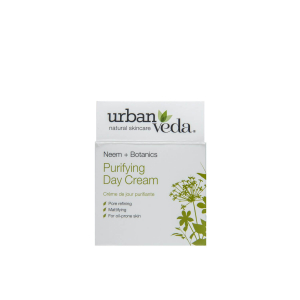 Crema de zi matifianta cu extract de neem organic - ten gras, Purifying - Urban Veda, 50 ml [2]