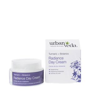 Creme de fata - Crema de zi nutritiva cu extract de turmeric organic - ten uscat, Radiance - Urban Veda, 50 ml