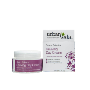 Creme de fata - Crema de zi revigoranta cu ulei de trandafir de Damasc - ten matur, Reviving - Urban Veda, 50 ml