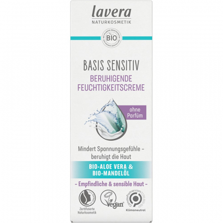 Cosmetice - Crema hidratanta cu aloe vera bio si ulei de migdale bio pentru ten sensibil