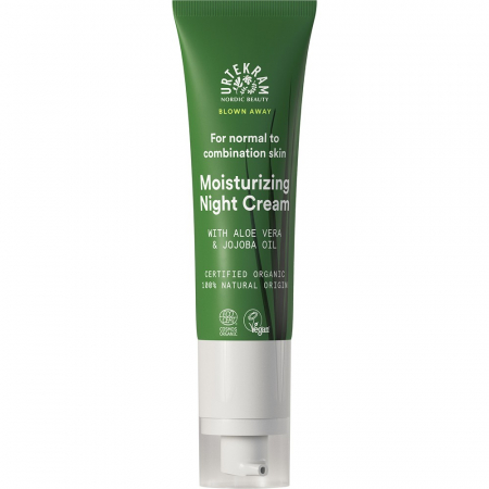 Cosmetice - Crema racoritoare de noapte, cu aloe vera și ulei de jojoba, pentru piele normala pana la mixta