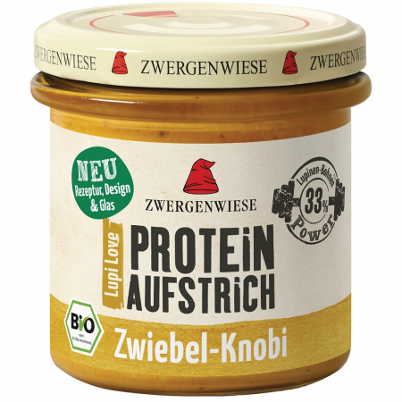 Alimente de baza - Crema tartinabila proteica bio cu lupin, ceapa si usturoi