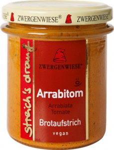 Produse de post - Crema tartinabila vegetala Arrabitom cu arrabiata si tomate