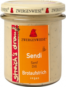 Produse de post - Crema tartinabila vegetala Sendi cu mustar si marar fara gluten