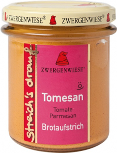Produse de post - Crema tartinabila vegetala Tomesan cu tomate si parmezan