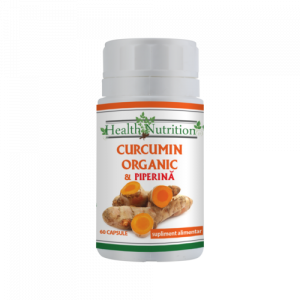 Aparatul locomotor - Curcumin Organic + Piperina 60 capsule