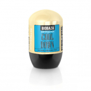 Deodorant natural pe baza de piatra de alaun pentru barbati COOL DOWN (menta), Biobaza, 50 ml [0]